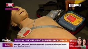 INFO RMC: un tiers des défibrillateurs hors service 