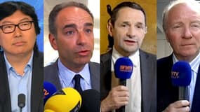 Jean-Vincent Placé, Jean-François Copé, Thierry Mandon et Brice Hortefeux