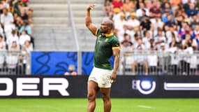 Makazole Mapimpi à la Coupe du monde 2023.