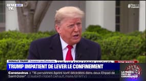 Coronavirus: Donald Trump impatient de lever le confinement