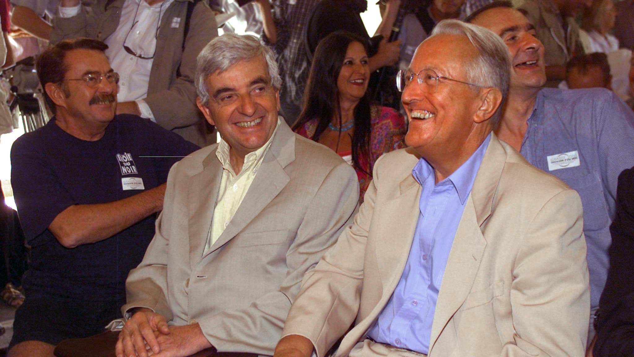 Au lendemain de sa démission du ministère de l'Intérieur, Jean-Pierre Chevènement avec Georges Sarre à Grasse, le 2 septembre, à quelques instants de l'Université d'été de leur parti, le MDC. Au lendemain de sa démission du ministère de l'Intérieur, Jean-Pierre Chevènement avec Georges Sarre à Grasse, le 2 septembre, à quelques instants de l'Université d'été de leur parti, le MDC.