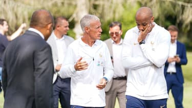 Didier Deschamps et Thierry Henry