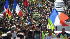 Des gilets jaunes manifestent à Montpellier le 23 mars 