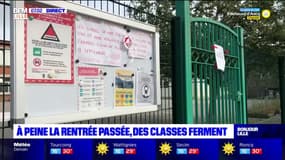 Nord-Pas-de-Calais: à peine la rentrée passée, des classes fermées