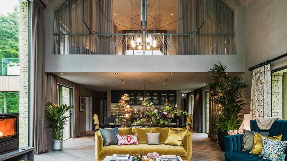 L'intérieur de la "Barnhouse" décorée par Kate Moss