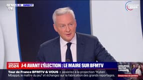 Législatives: "Il s'agit de porter la France (...) elle est dans la bonne direction et nous ne devons pas quitter cette direction", affirme Bruno Le Maire