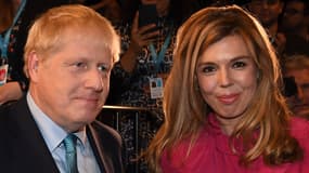 Boris Johnson et Carrie Symonds. 