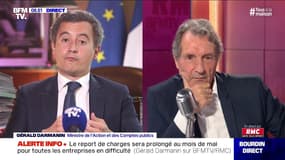 Gérald Darmanin annonce que le report de charges sera prolongé en mai pour toutes les entreprises en difficulté