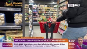 Titres restaurant au supermarché: c'est vraiment fini? 