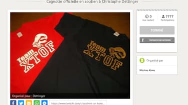 Plus de 8.800 personnes ont participé à la cagnotte en soutien à Christophe Dettinger.