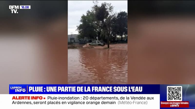 Bouches-du-Rhône, Jura, Ain... le quart sud-est de la France touché par de fortes pluies