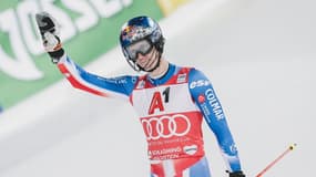 Le skieur français Clément Noël après une course en Autriche, janvier 2025