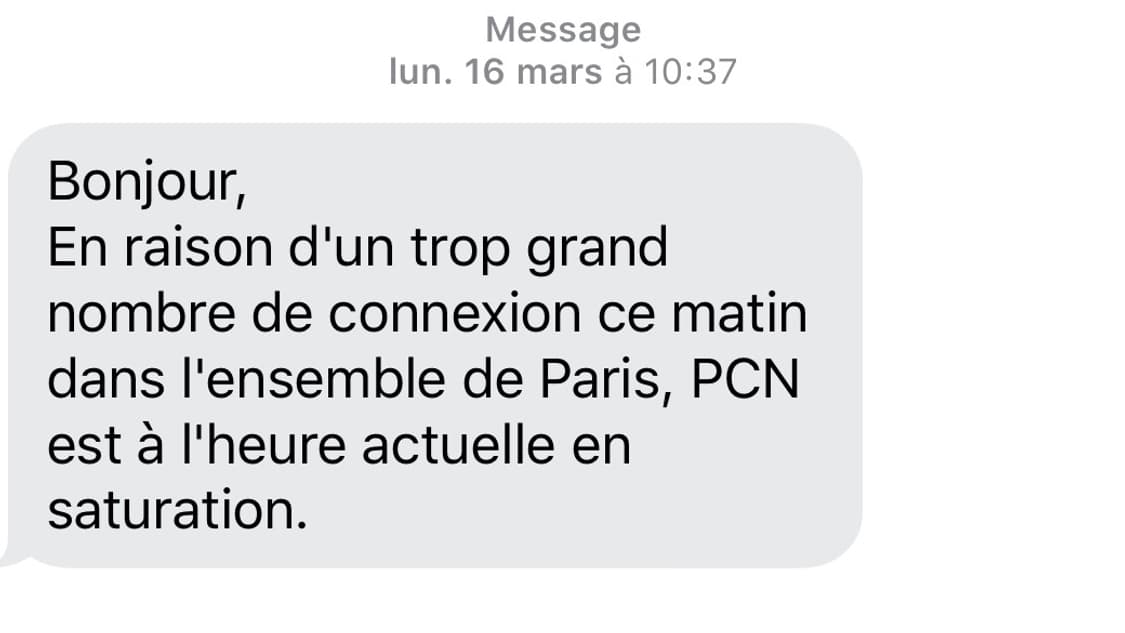 Le message que les parents ont reçu le 16 mars 2020. Le message que les parents ont reçu le 16 mars 2020.