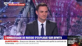 "Le peuple ukrainien s'enfuit à cause de vous": l'échange entre les journalistes de BFMTV et le porte-parole de l’ambassade de Russie en France