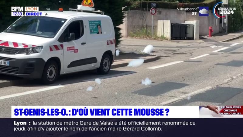 Saint-Genis-les-Ollières: du gel douche devérsé dans les eaux usées fait voler de la mousse