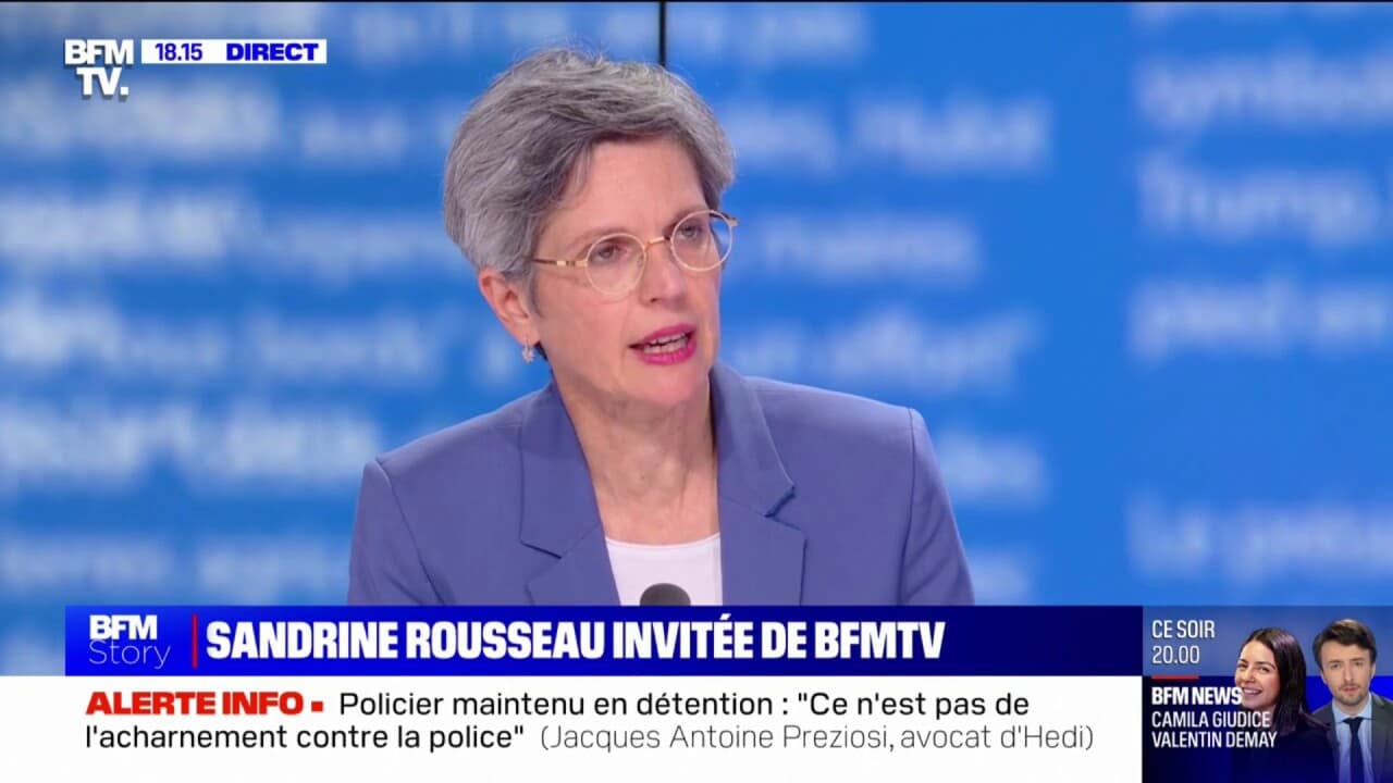 Sandrine Rousseau: "Il Faut Revoir La Doctrine De La Police Et Les ...