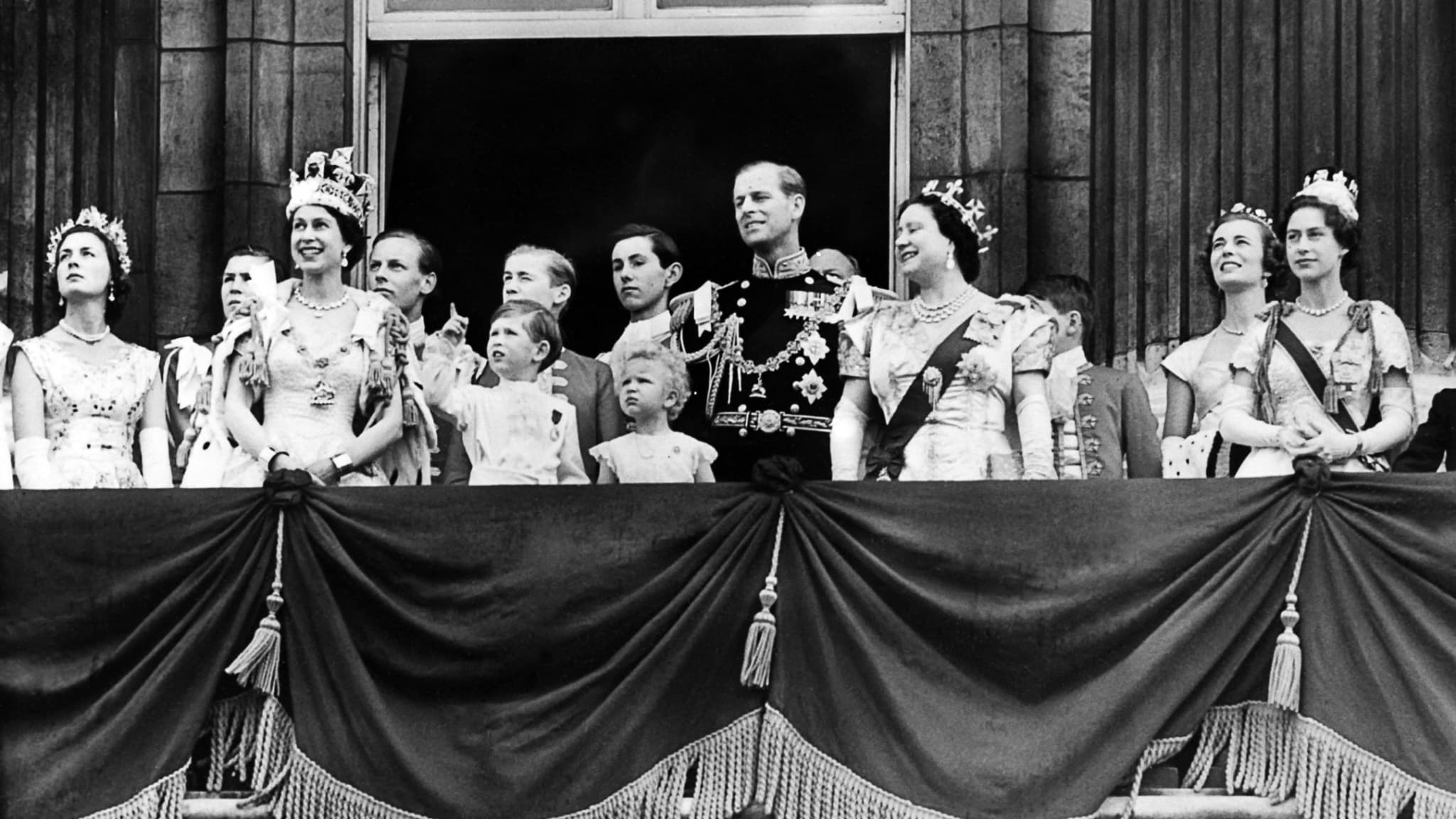 La reine Elizabeth le jour de son couronnement, le 2 juin 1953 La reine Elizabeth le jour de son couronnement, le 2 juin 1953