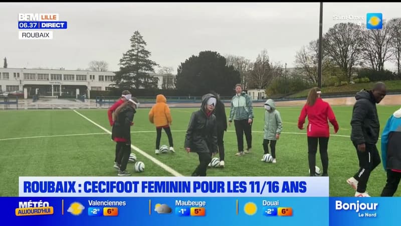 Roubaix: cécifoot féminin pour les 11/16 ans 