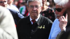 Jean-Luc Mélenchon, le 1er mai 2025, à Paris.