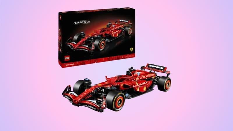 Ce set LEGO de la mythique voiture formule 1 de Ferrari profite d'une offre digne d'un déstockage