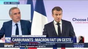 ÉDITO - Macron "bouge un peu" après la colère sur la hausse des carburants