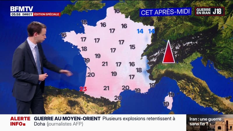 Une dernière journée ensoleillée ce mardi avec une hausse des température sur l'ensemble du territoire