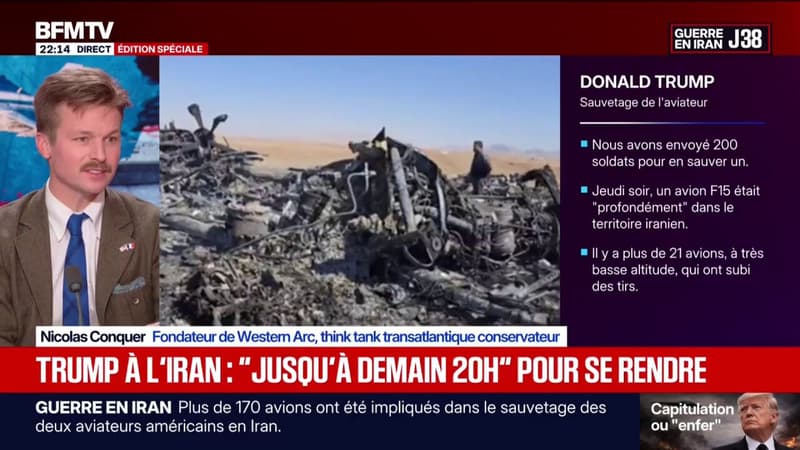 Menaces de Donald Trump envers l'Iran: "C'est une dernière main tendue, la balle est dans leur camp", Nicolas Conquer, fondateur de Western Arc