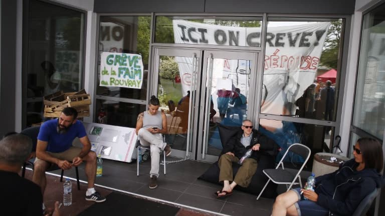 L'hôpital psychiatrique de Rouvray occupé par des salariés -