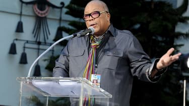 Quincy Jones au Chinese Theatre de Los Angeles, le 26 janvier 2012