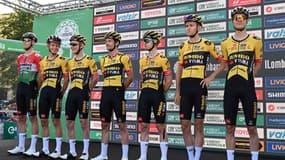 L'équipe de la Jumbo-Visma 