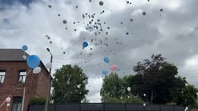 Un lâcher de ballons a eu lieu ce dimanche 16 juillet 2023 dans la commune de Wargnies-le-Grand, en hommage aux deux enfants tués par leur mère