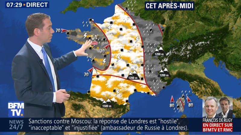 La météo de ce jeudi 15 mars