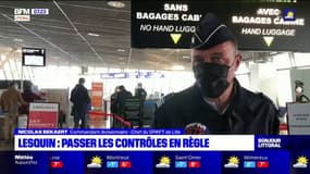 Aéroport de Lille-Lesquin: la police contrôle les motifs de déplacements