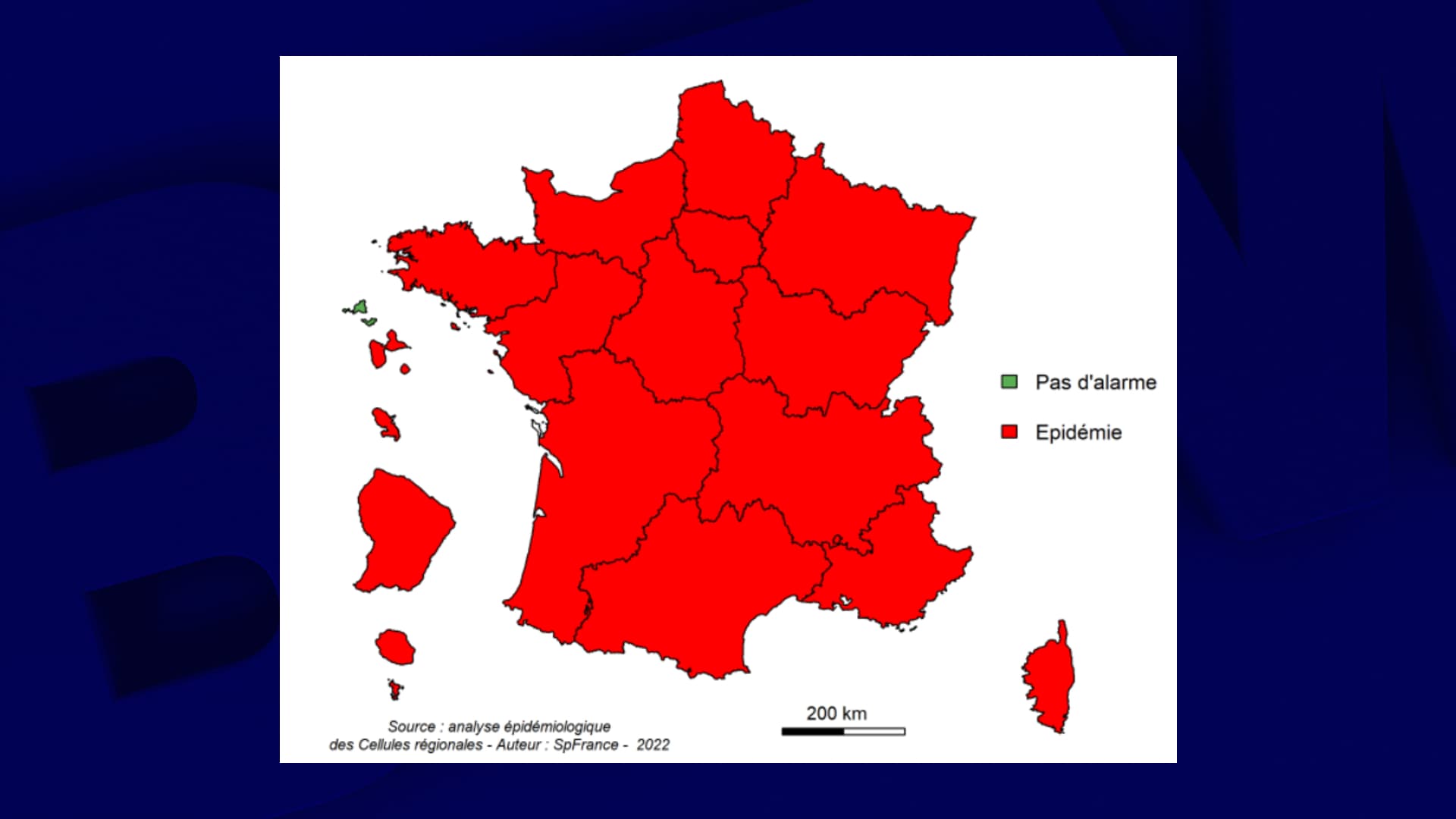 Die Epidemie schreitet in Frankreich weiter voran, wo die Zahl der Krankenhauseinweisungen stark zugenommen hat