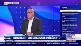 Pour Loïc Cantin (Fnaim), la crise immobilière "n'a rien de comparable" aux précédentes