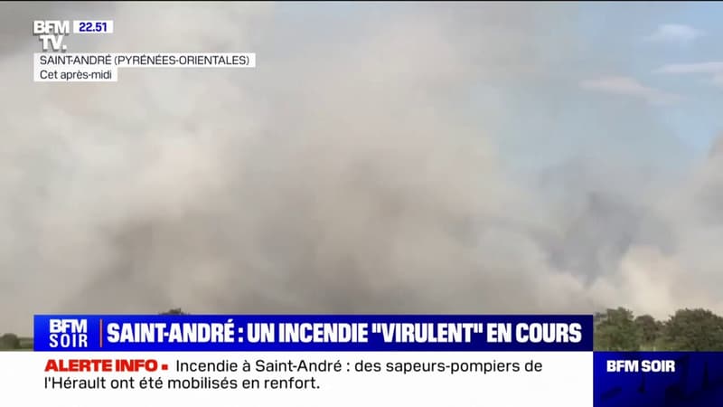 Incendie à Saint-André: 3000 personnes ont été évacuées des campings alentours