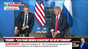 Frappes américaines sur le site nucléaire de Fordo: "Les fake news essaient de m'atteindre", affirme Donald Trump