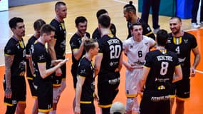 L'équipe du Plessis-Robinson en volley masculin, le 12 mars 2022
