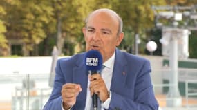 Le PDG de Dassault Aviation, Éric Trappier, sur le plateau de BFM Business lors de la REF 2025, le 27 août 2025.