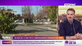 Un jeune de 15 ans tué à l'arme blanche à Romans-sur-Isère