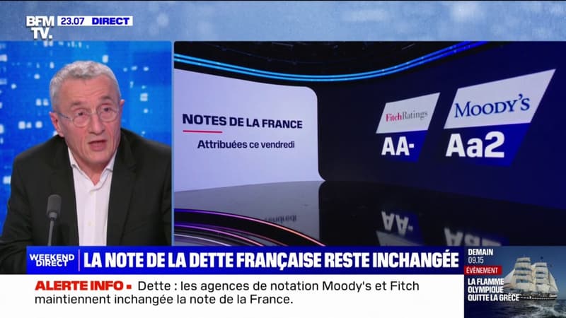 Dette: les agences de notation Moody&#039;s et Fitch maintiennent la note de la France inchangée