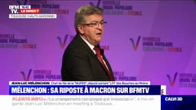 "La pénurie et le chaos, c'est vous": Jean-Luc Mélenchon s'adresse à Emmanuel Macron