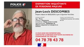 L'homme a disparu depuis le 18 février.