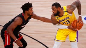 LeBron James face à Jimmy Butler