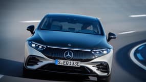 L'EQS, première berline 100% électrique de nouvelle génération de Mercedes.