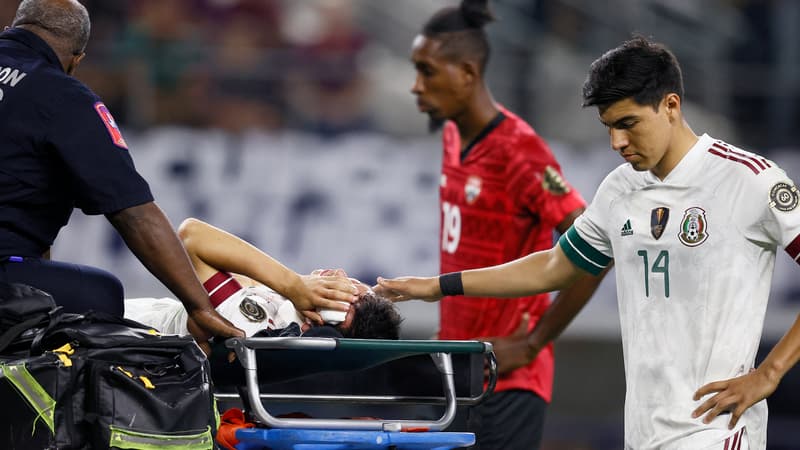 Gold Cup: le Mexicain Lozano hospitalisé après un choc au visage