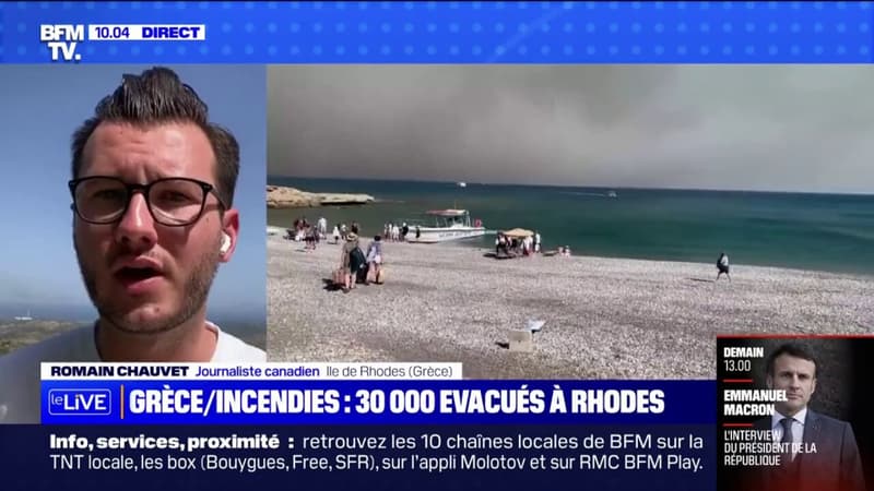 Incendies en Grèce: quelle est la situation à Rhodes?