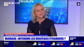 Interdiction des drapeaux étrangers lors des mariages: pour la députée LaREM de la 8e circonscription du Nord, c'est "un amendement séparatiste"