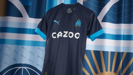 Le nouveau maillot extérieur de l'OM