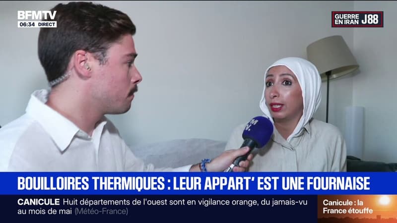Canicule: les habitants de bouilloires thermiques souffrent de la chaleur, même la nuit